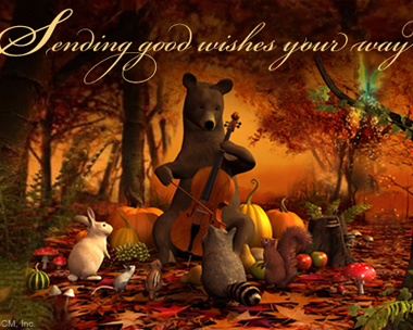 Good Wishes Reply Card