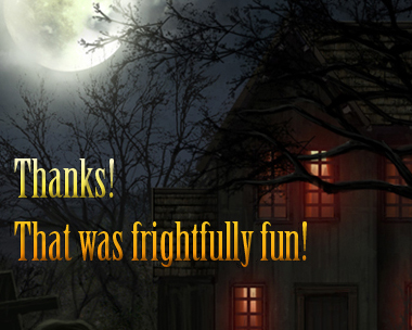 Frightful Fun Reply Card