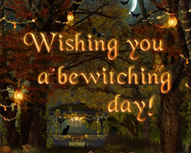 Bewitching Day Reply Card