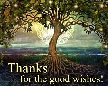 Good Wishes Reply Card