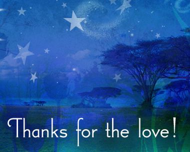 Thanks for Love Reply Card