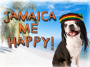 Jamaica Me Happy Just Because Postcards