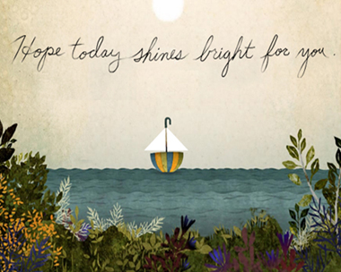 Shining Bright Reply Card