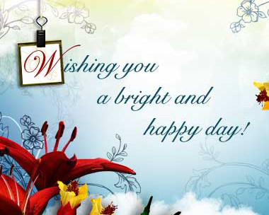 Bright and Happy Day Reply Card