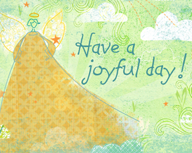 Joyful Day Reply Card