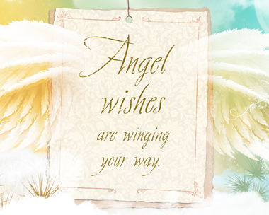 Angel Wishes Reply Card