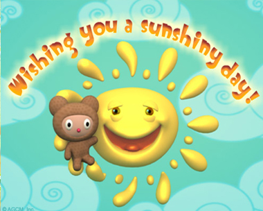 Sunshiny Day Reply Card