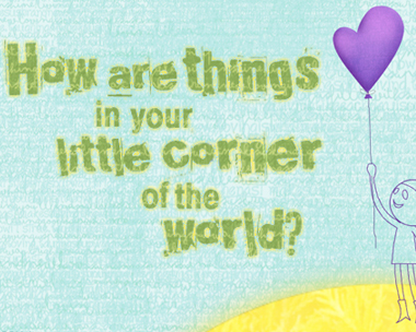 Corner of the World Reply Card