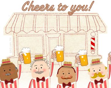 Cheers to You Reply Card