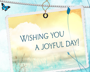 Joyful Day Reply Card