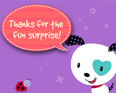 Fun Surprise Reply Card