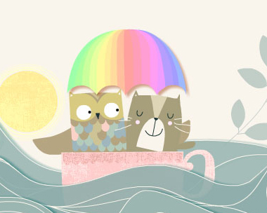 Happy Wishes Reply Card