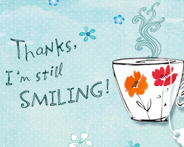 I'm Still Smiling Reply Card