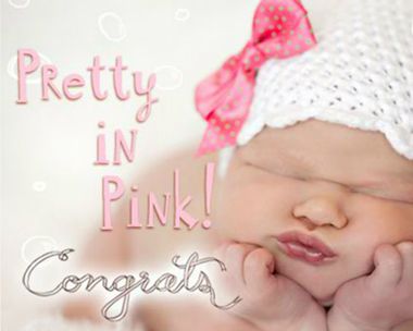 Pretty in Pink Baby eCards
