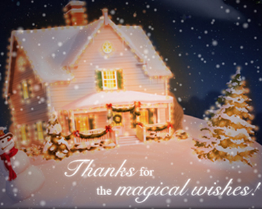 Magical Wishes Reply Card