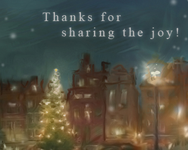 Sharing Joy Reply Card