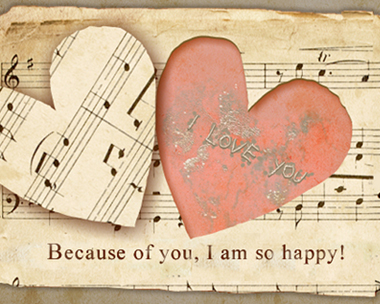 I Am So Happy Reply Card