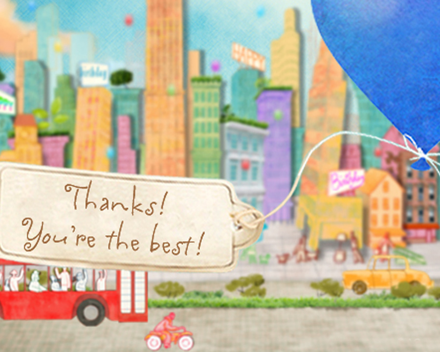 "You're the Best Reply Card" Postcards Blue Mountain