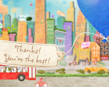 You're the Best Reply Card