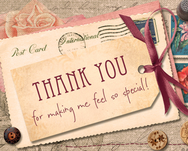 Special Thanks Reply Card