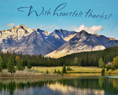 Heartfelt Thanks Reply Card