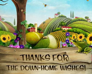 Down-Home Wishes Reply Card