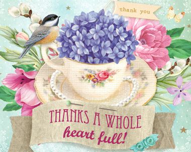 A Heart Full Reply Card