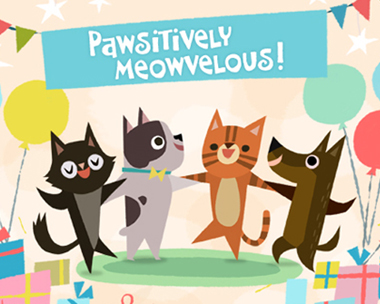 Pawsitively Fun Reply Card