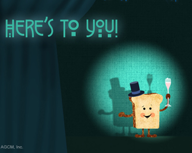 Here's To You Reply Card