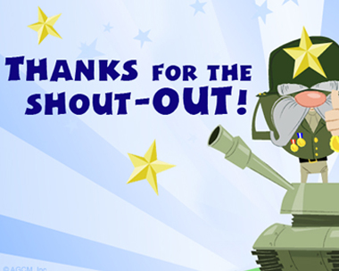 Shout-Out Reply Card