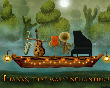 Enchanted Reply Card