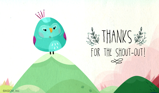 Shout-Out Reply artwork