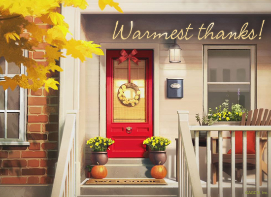 Warmest Thanks Reply artwork