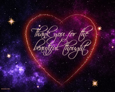 Beautiful Thought Reply Card