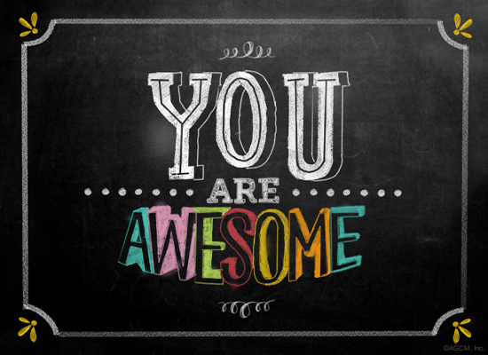 You are Awesome Reply artwork