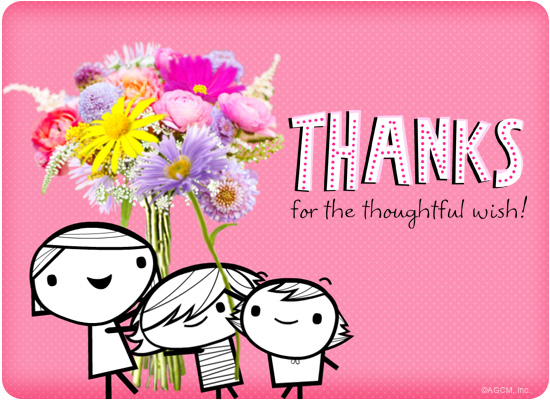How Thoughtful! Reply artwork