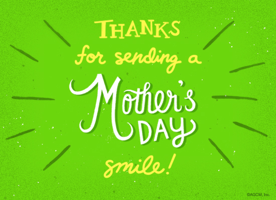 Mother's Day Smile Reply artwork