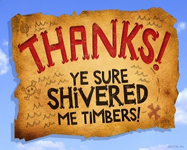 Shiver Me Timbers Reply