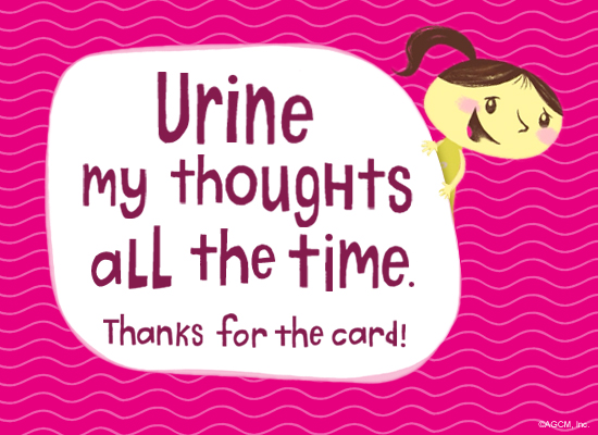 Urine My Thoughts Reply artwork
