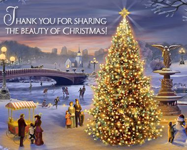 Christmas Thank You Reply Card