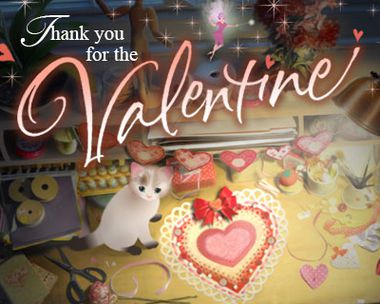 Thanks for Valentine Reply Card