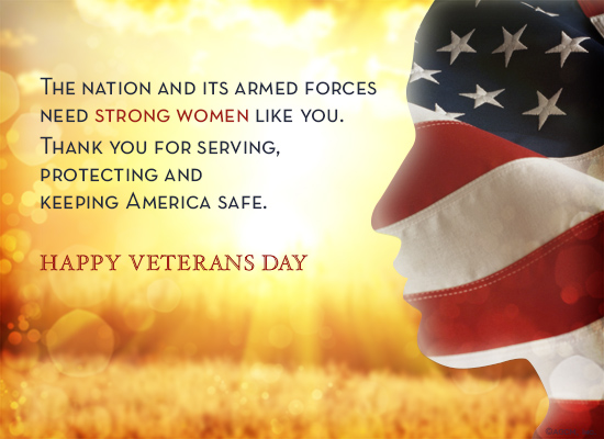 Her Service, Our Freedom Ecard (Postcard) artwork