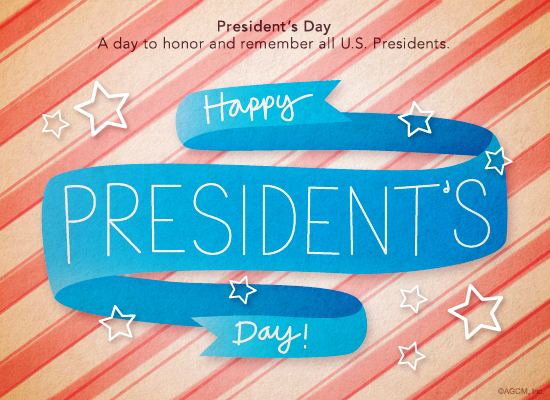 It's President's Day Ecard (Postcard) artwork
