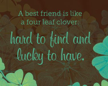 Four Leaf Clover Quote