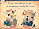 What Counts Quote Postcards