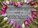 Grateful Heart Quote Postcards