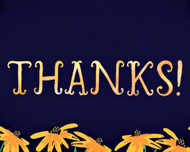 Thanks a Bunch Reply