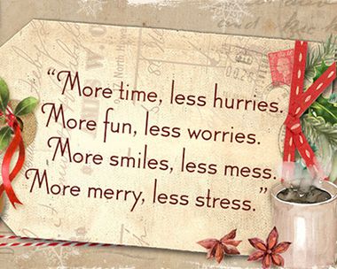 Relaxing Christmas Quote