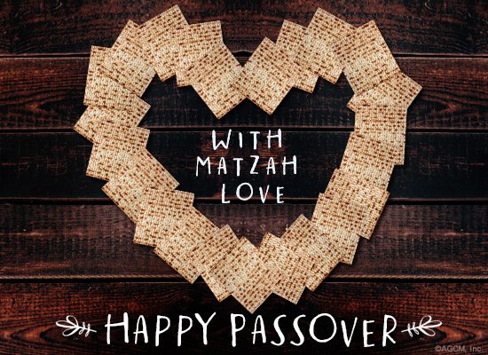 Matzah Love Ecard (Postcard) artwork