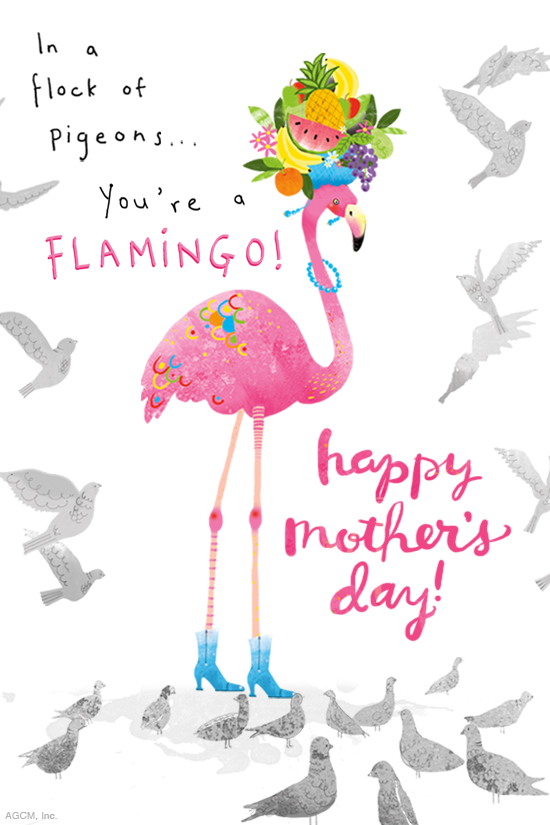 One-in-a-Million Mother's Day Ecard (Postcard) artwork